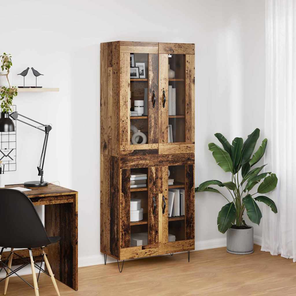 Highboard Staro drvo 69,5 x 34 x 180 cm Konstruirano drvo