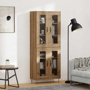 Highboard Umjetnički hrast 69,5 x 34 x 180 cm Konstruirano drvo