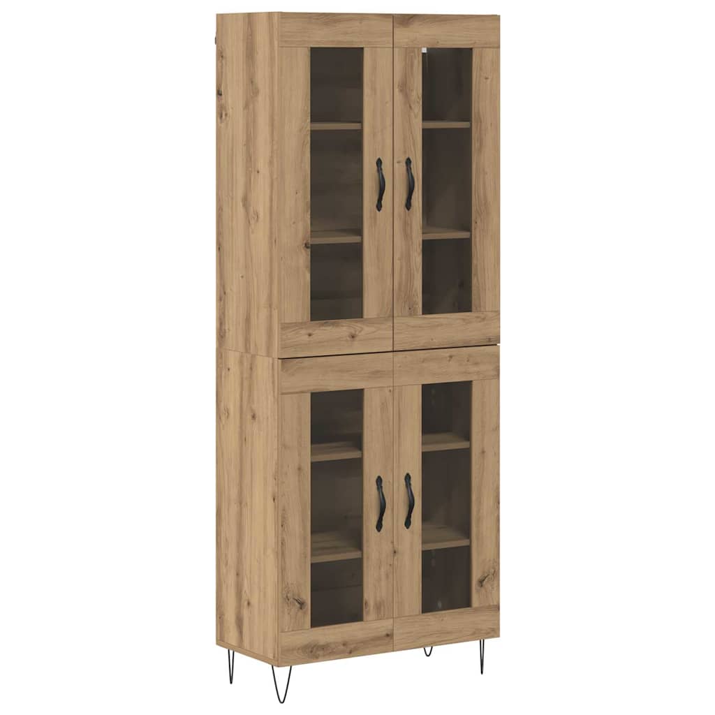 Highboard Umjetnički hrast 69,5 x 34 x 180 cm Konstruirano drvo