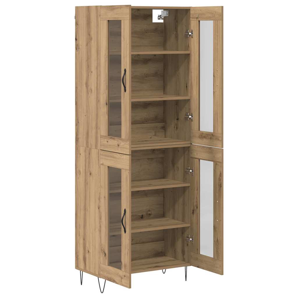 Highboard Umjetnički hrast 69,5 x 34 x 180 cm Konstruirano drvo