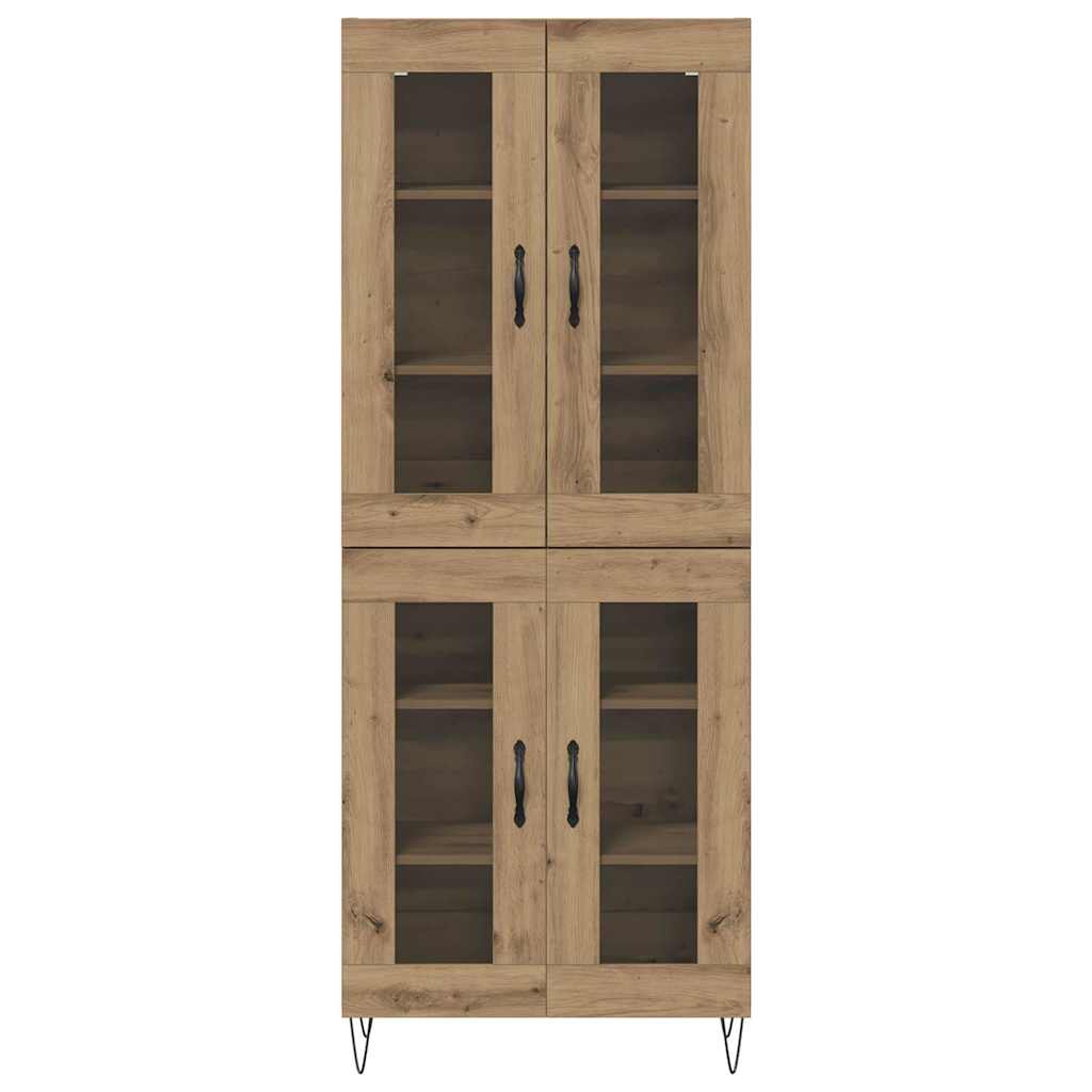 Highboard Umjetnički hrast 69,5 x 34 x 180 cm Konstruirano drvo