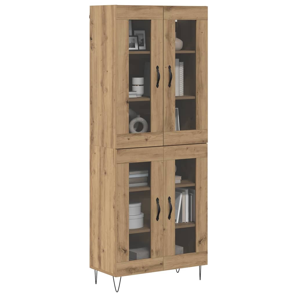 Highboard Umjetnički hrast 69,5 x 34 x 180 cm Konstruirano drvo