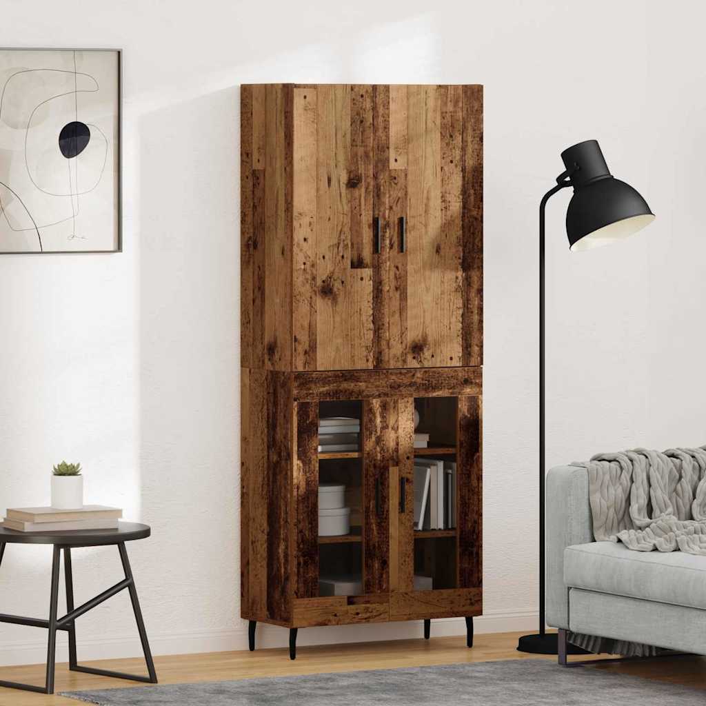 Highboard Zidne Staro drvo 69,5 x 34 x 180 cm Konstruirano drvo