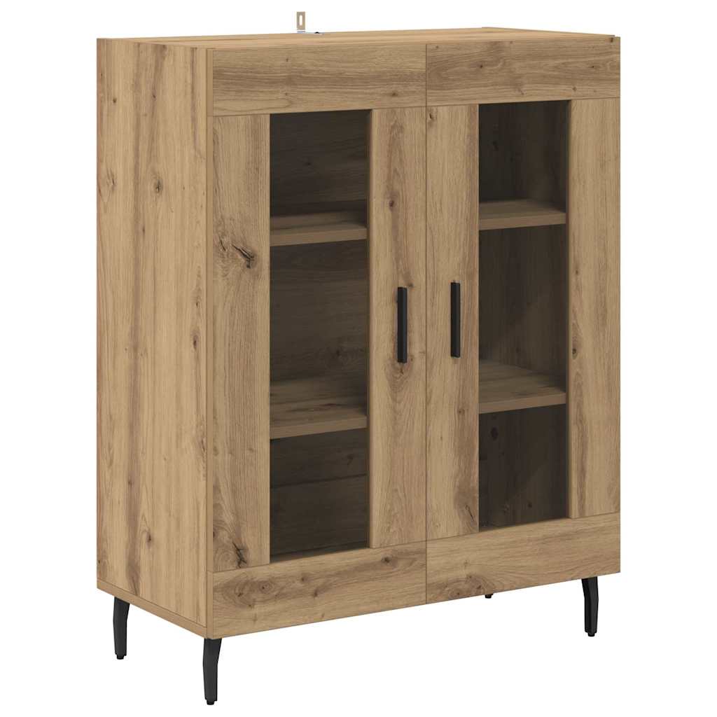 Highboard 2 pcs Staro drvo 69,5 x 34 x 180 cm Konstruirano drvo