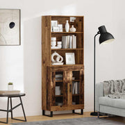 Highboard 2 kom. Staro drvo 69,5 x 34 x 180 cm