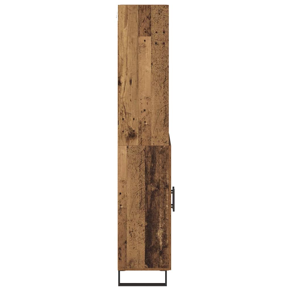 Highboard 2 kom. Staro drvo 69,5 x 34 x 180 cm