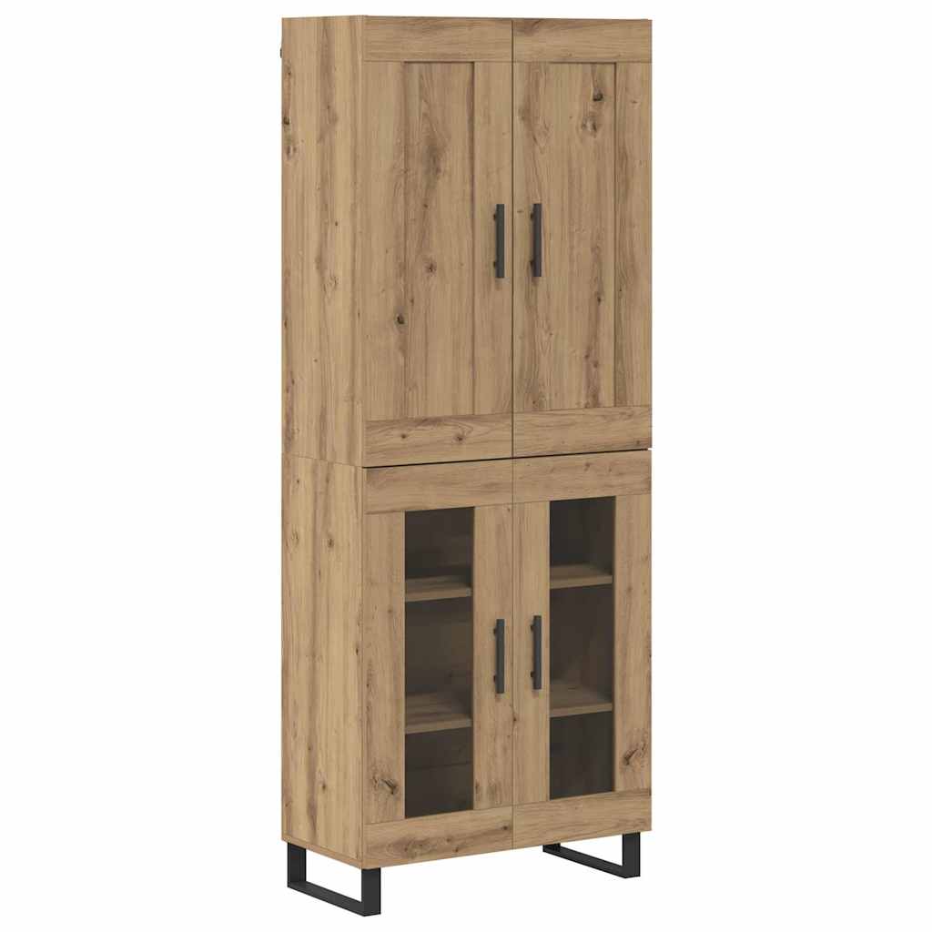 Highboard Umjetnički hrast 69,5 x 34 x 180 cm Konstruirano drvo