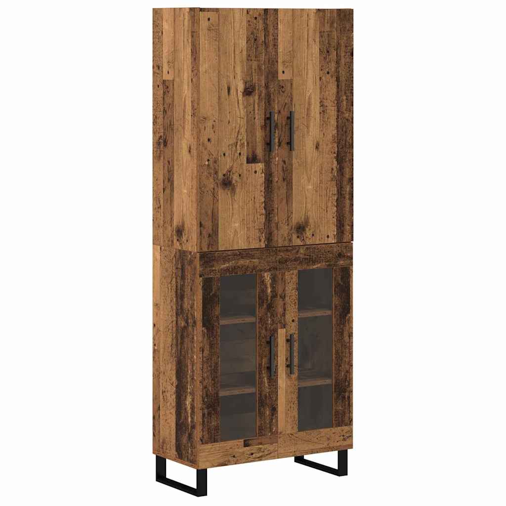 Highboard 2 pcs Staro drvo 69,5 x 34 x 180 cm