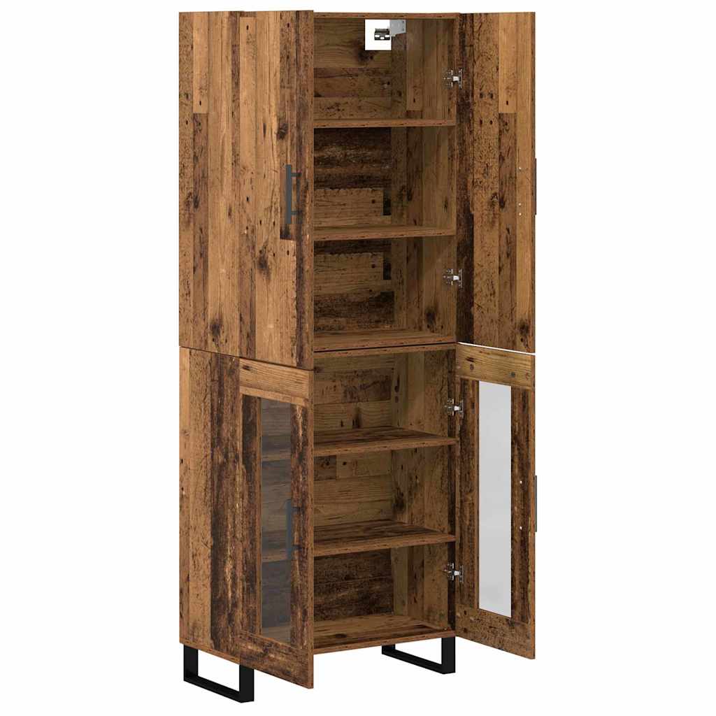 Highboard 2 pcs Staro drvo 69,5 x 34 x 180 cm