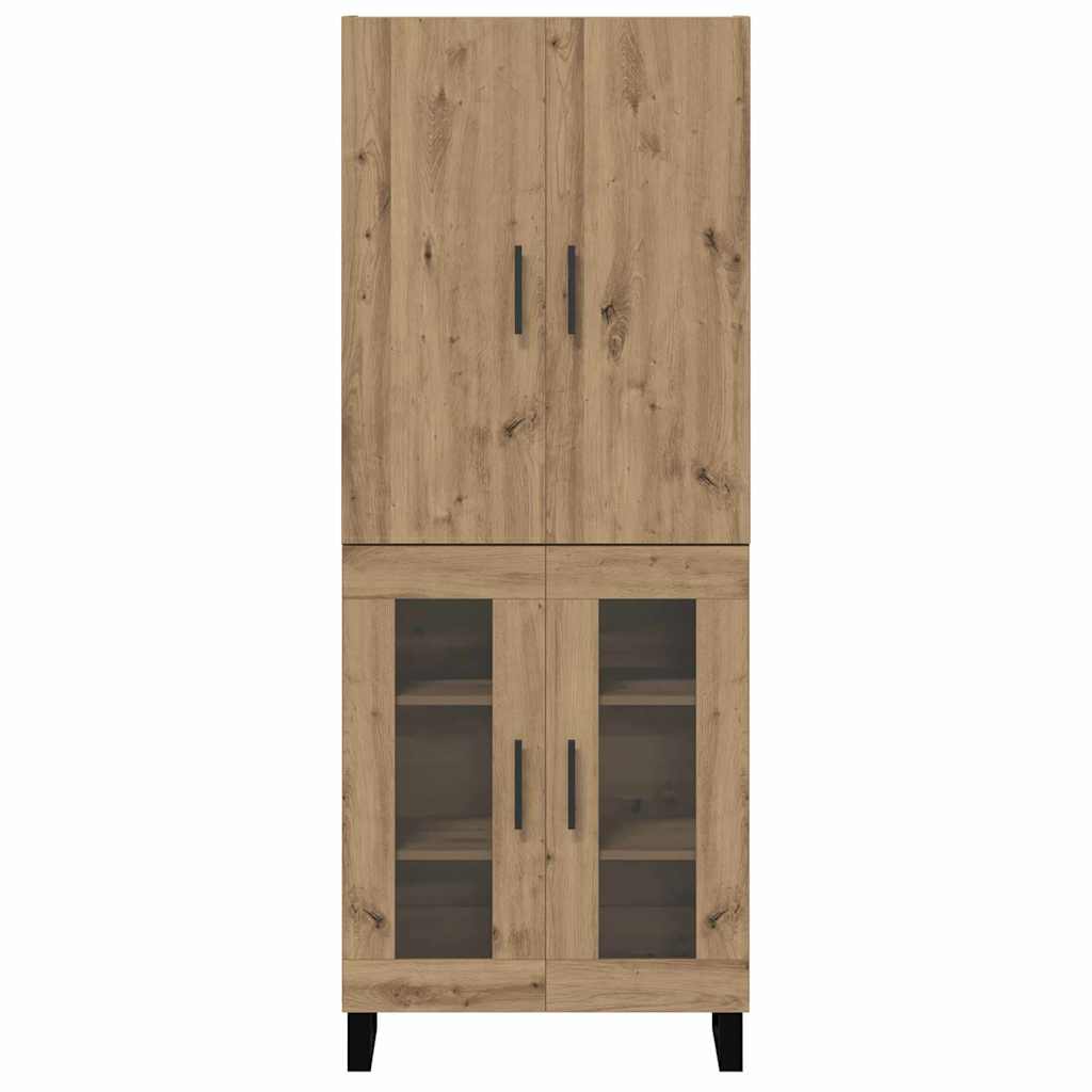 Highboard 2 pcs Umjetnički hrast 69,5 x 34 x 180 cm