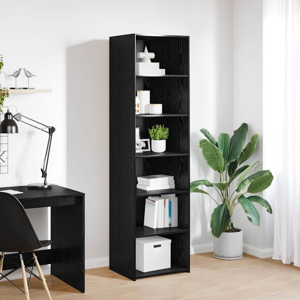 Cabinet Crni hrast 50 x 41 x 185 cm Konstruirano drvo