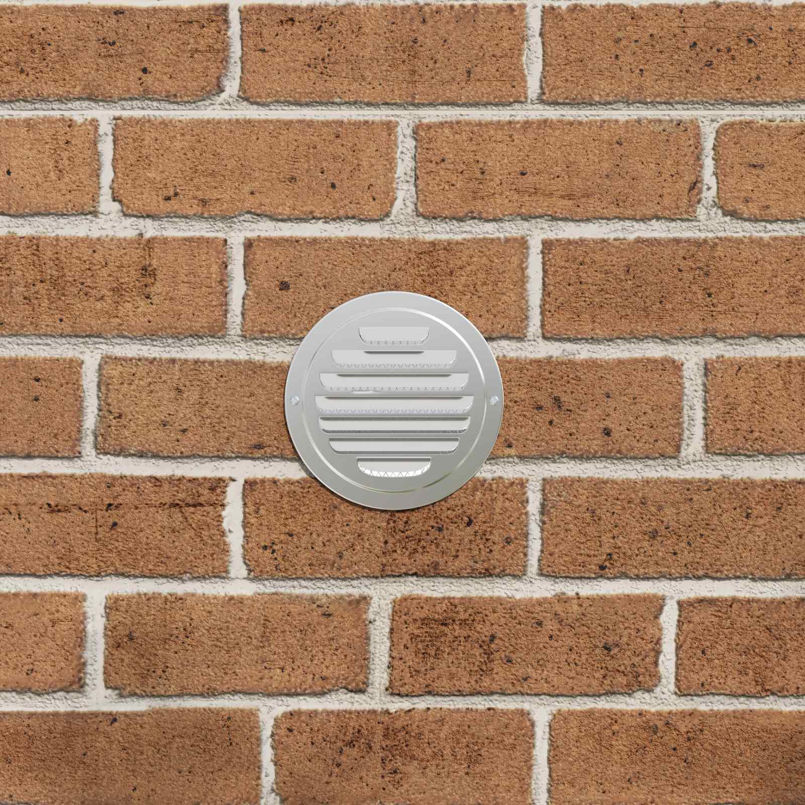 Pokrov ventilacije 4 pcs Srebrno 80 mm Nehrđajući čelik