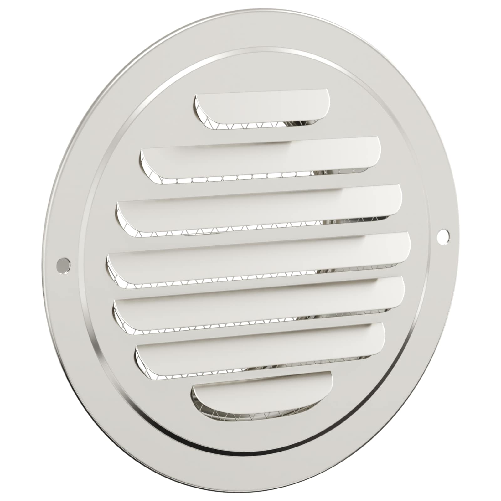 Pokrov ventilacije 4 pcs Srebrno 80 mm Nehrđajući čelik