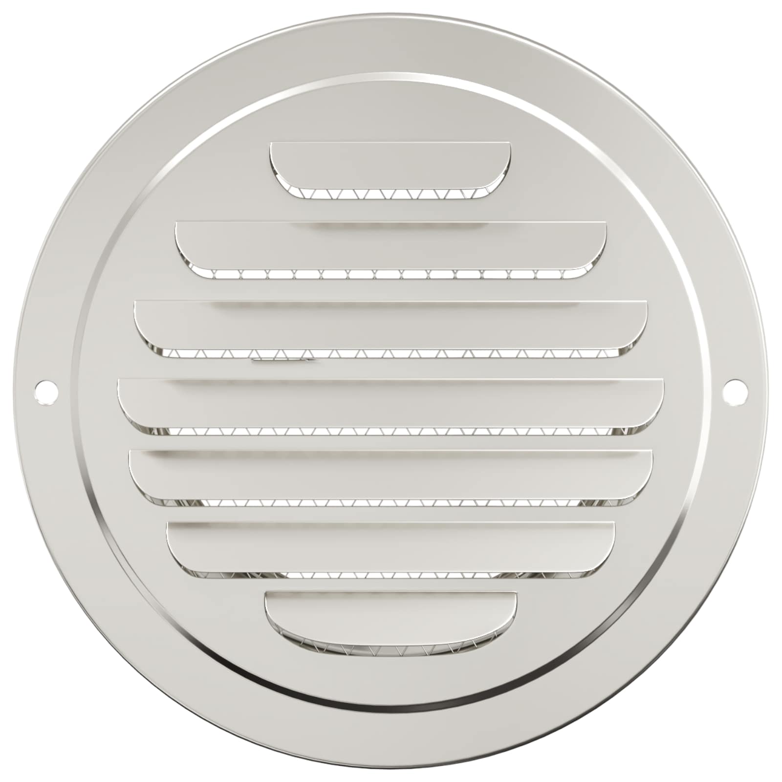Pokrov ventilacije 4 pcs Srebrno 80 mm Nehrđajući čelik