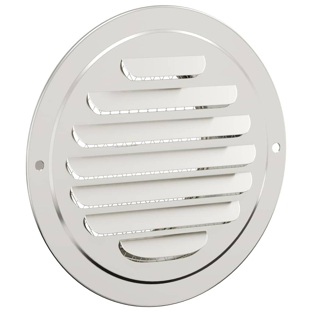 Pokrov ventilacije 4 pcs Srebrno 100 mm Nehrđajući čelik