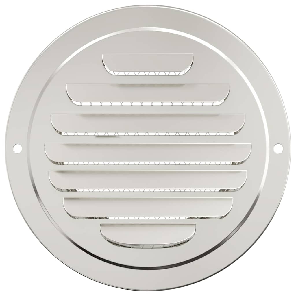 Pokrov ventilacije 4 pcs Srebrno 100 mm Nehrđajući čelik