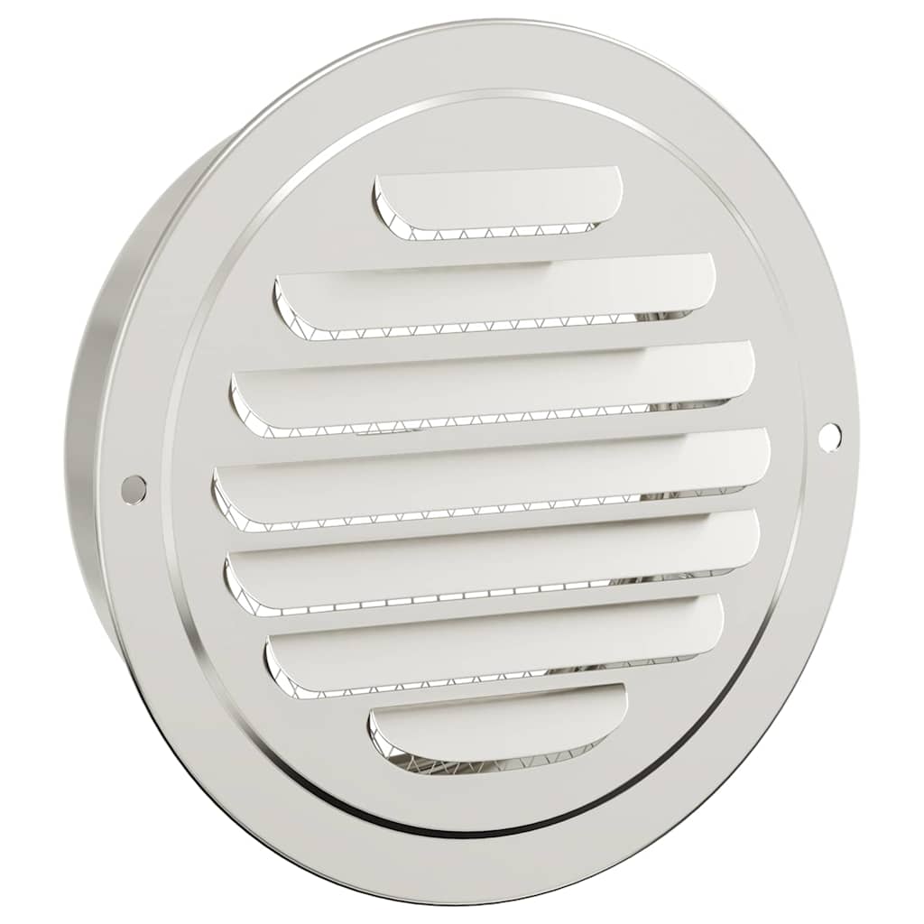 Pokrov ventilacije 4 pcs Srebrno 125 mm Nehrđajući čelik