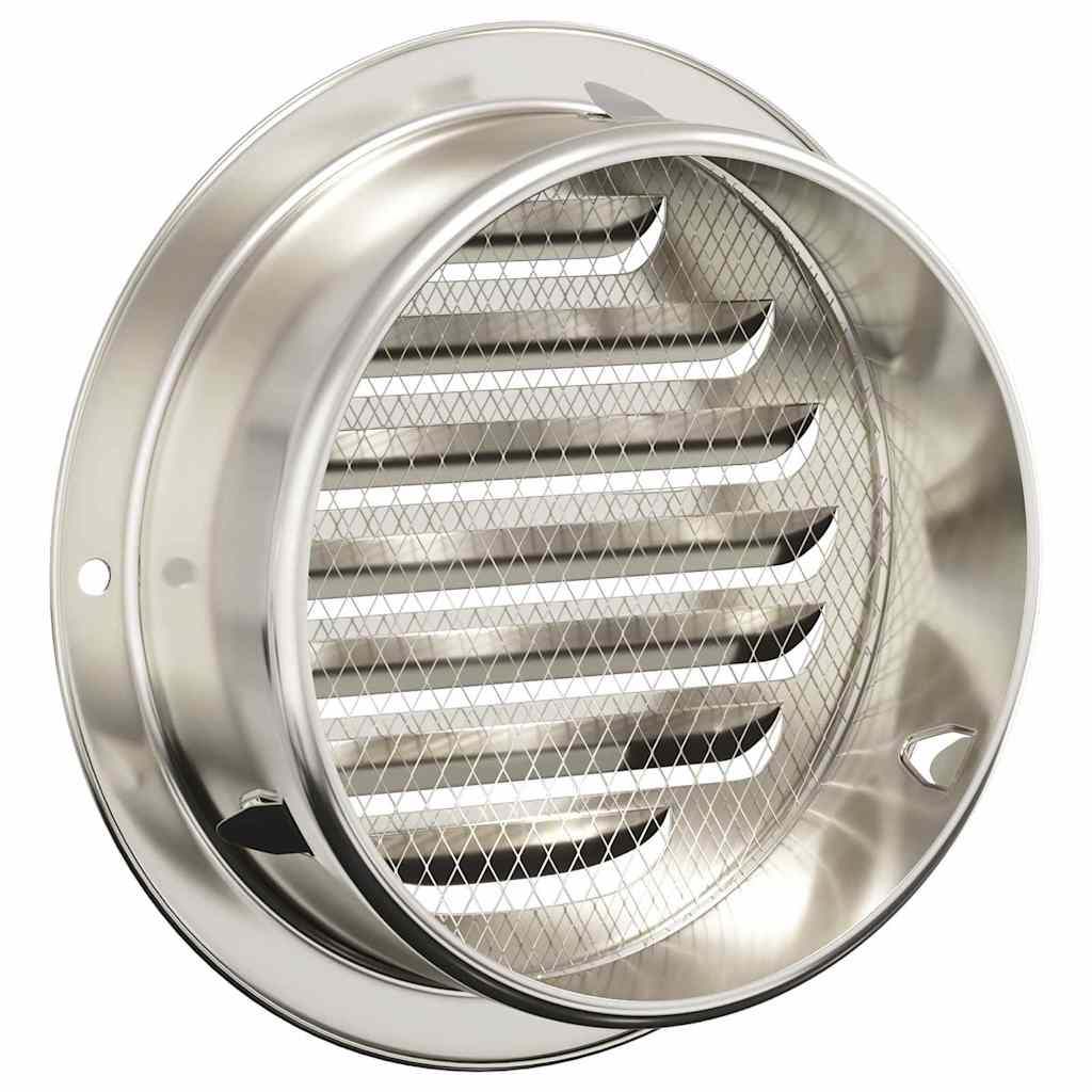 Pokrov ventilacije 4 pcs Srebrno 125 mm Nehrđajući čelik