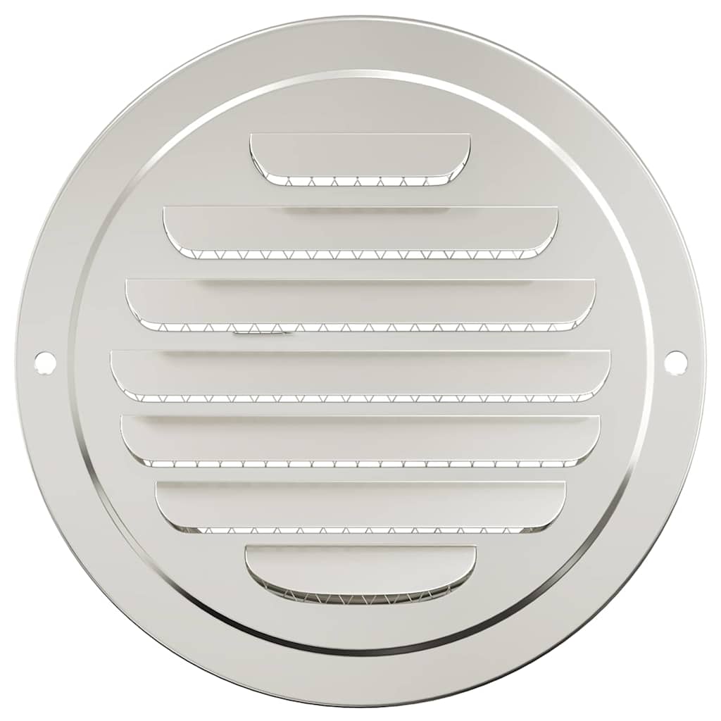 Pokrov ventilacije 4 pcs Srebrno 125 mm Nehrđajući čelik