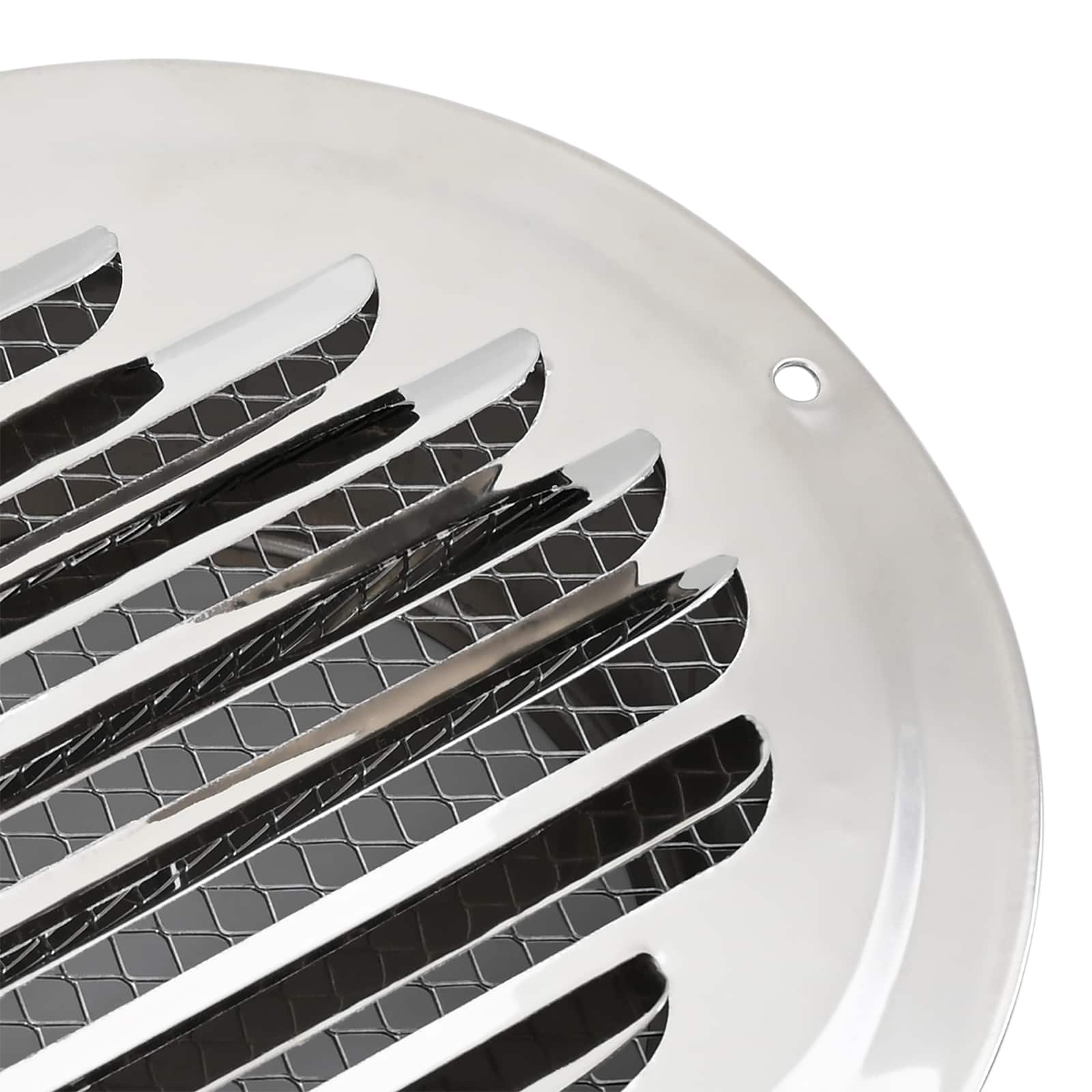 Pokrov ventilacije 4 pcs Srebrno 150 mm Nehrđajući čelik
