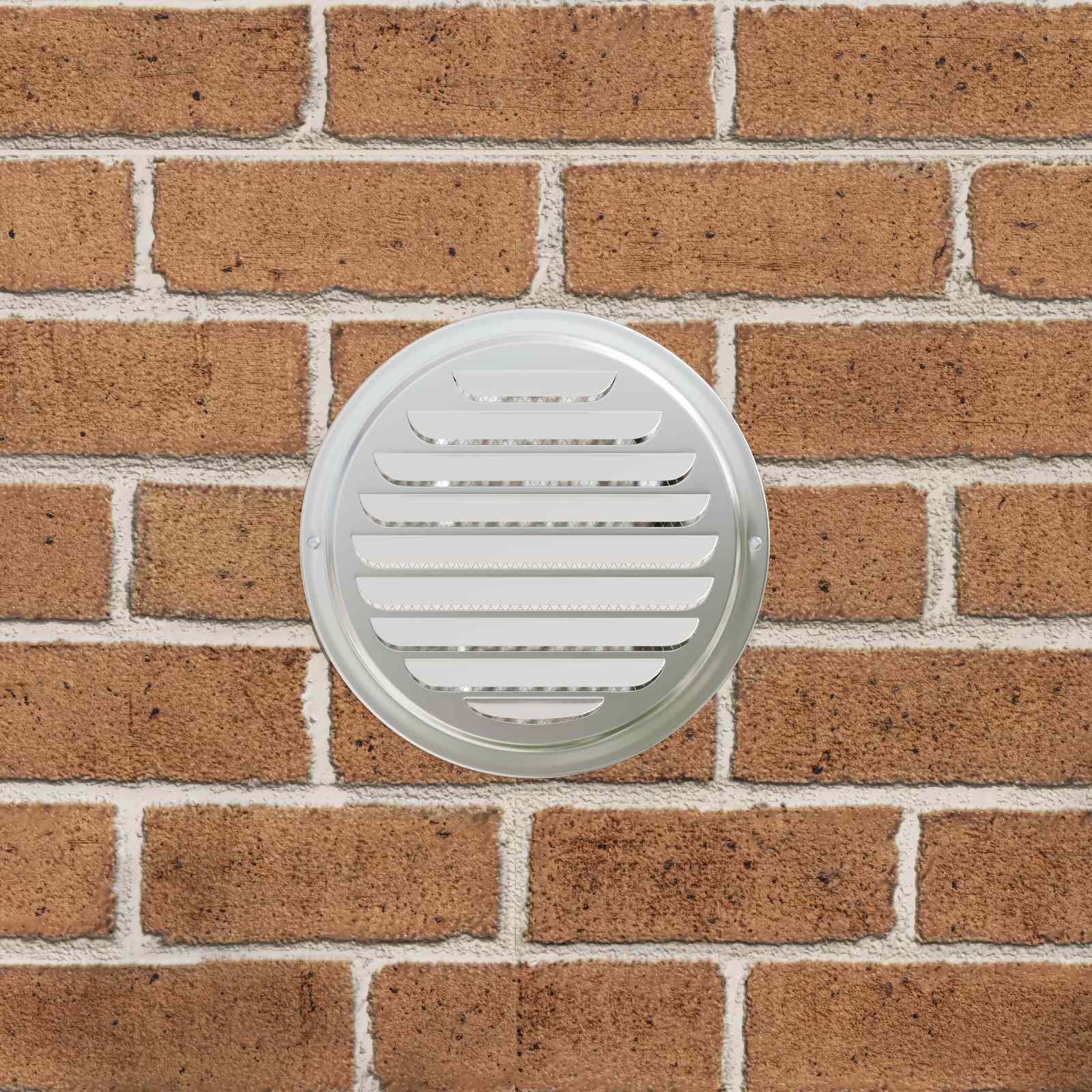 Pokrov ventilacije 4 pcs Srebrno 150 mm Nehrđajući čelik