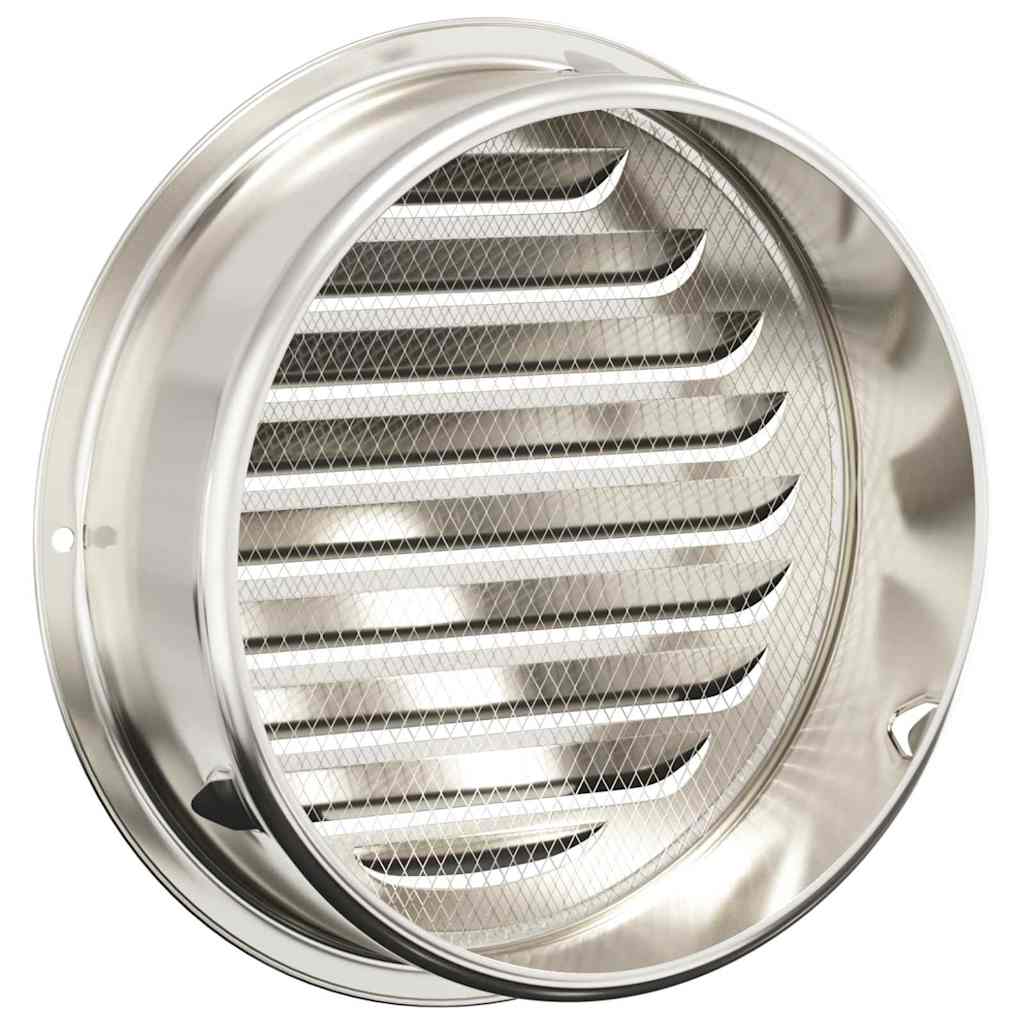 Pokrov ventilacije 4 pcs Srebrno 200 mm Nehrđajući čelik