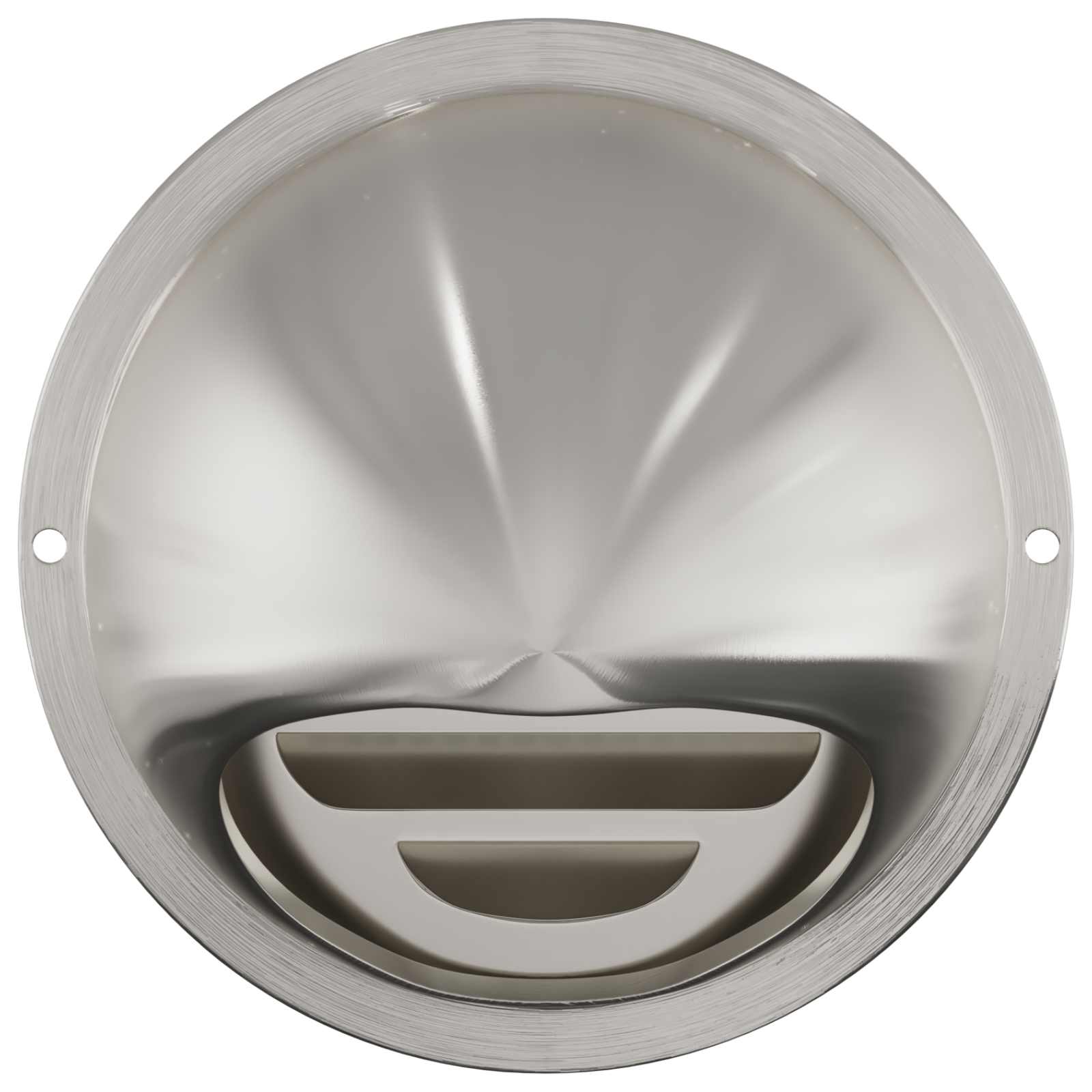 Pokrov ventilacije 2 pcs Srebrno 80 mm Nehrđajući čelik