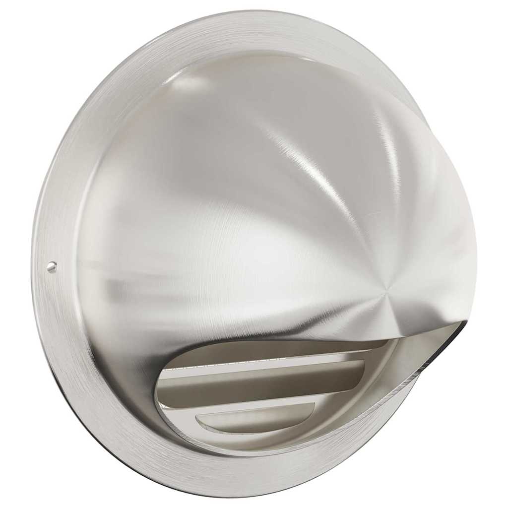 Pokrov ventilacije 2 pcs Srebrno 150 mm Nehrđajući čelik