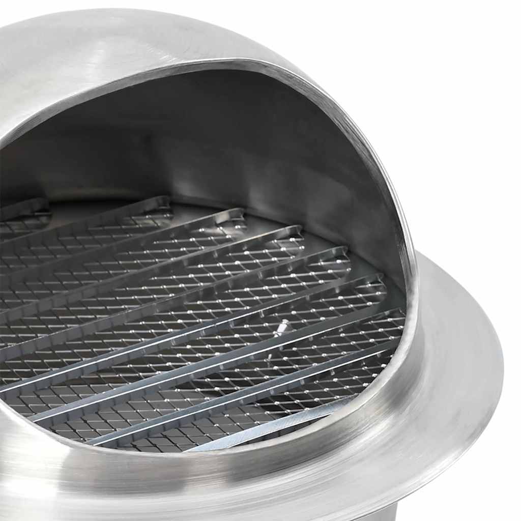Pokrov ventilacije 8 pcs Srebrno 200 mm Nehrđajući čelik