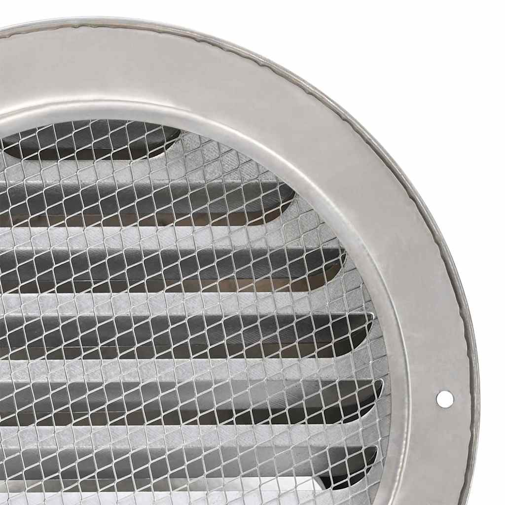 Pokrov ventilacije 8 pcs Srebrno 200 mm Nehrđajući čelik
