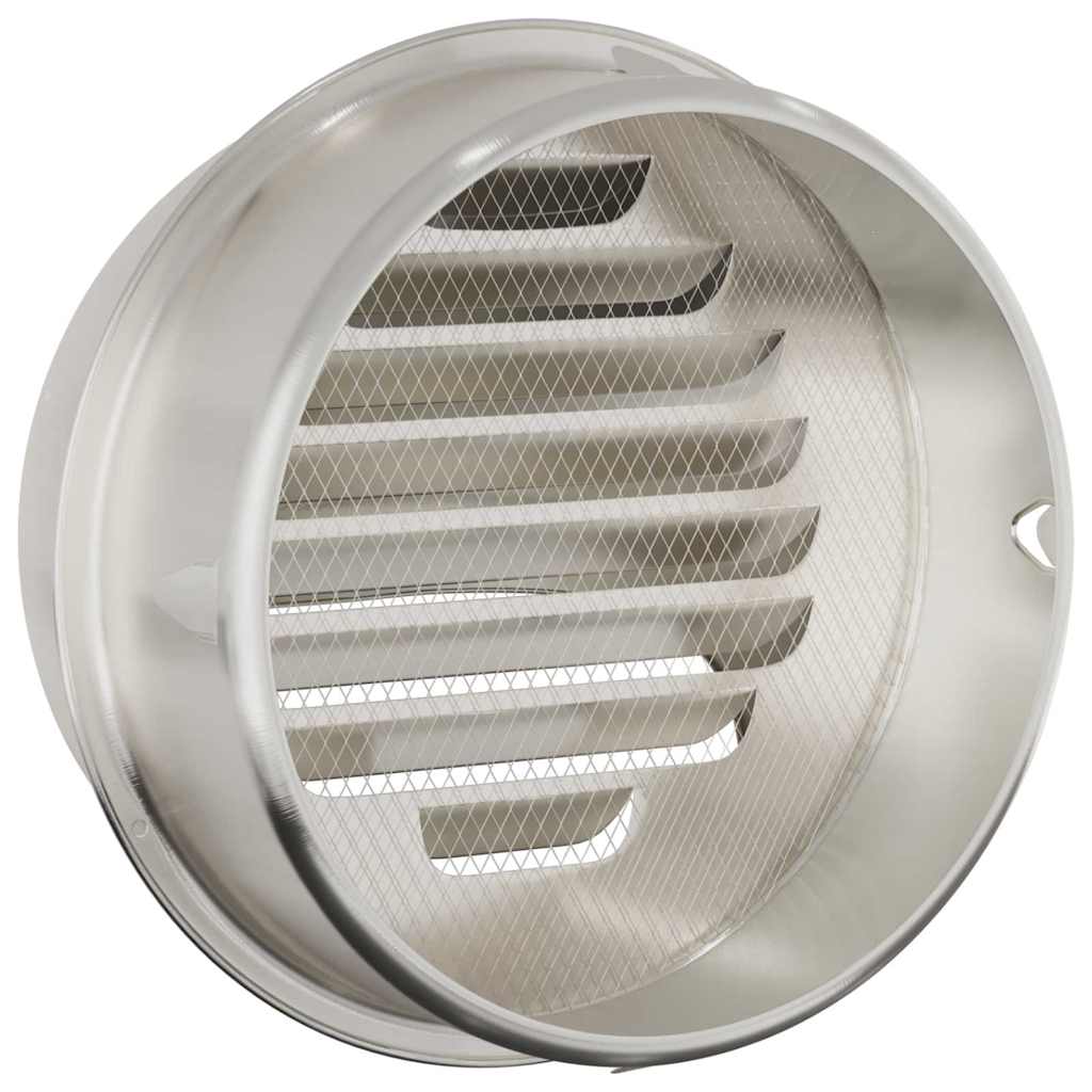 Pokrov ventilacije 8 pcs Srebrno 200 mm Nehrđajući čelik