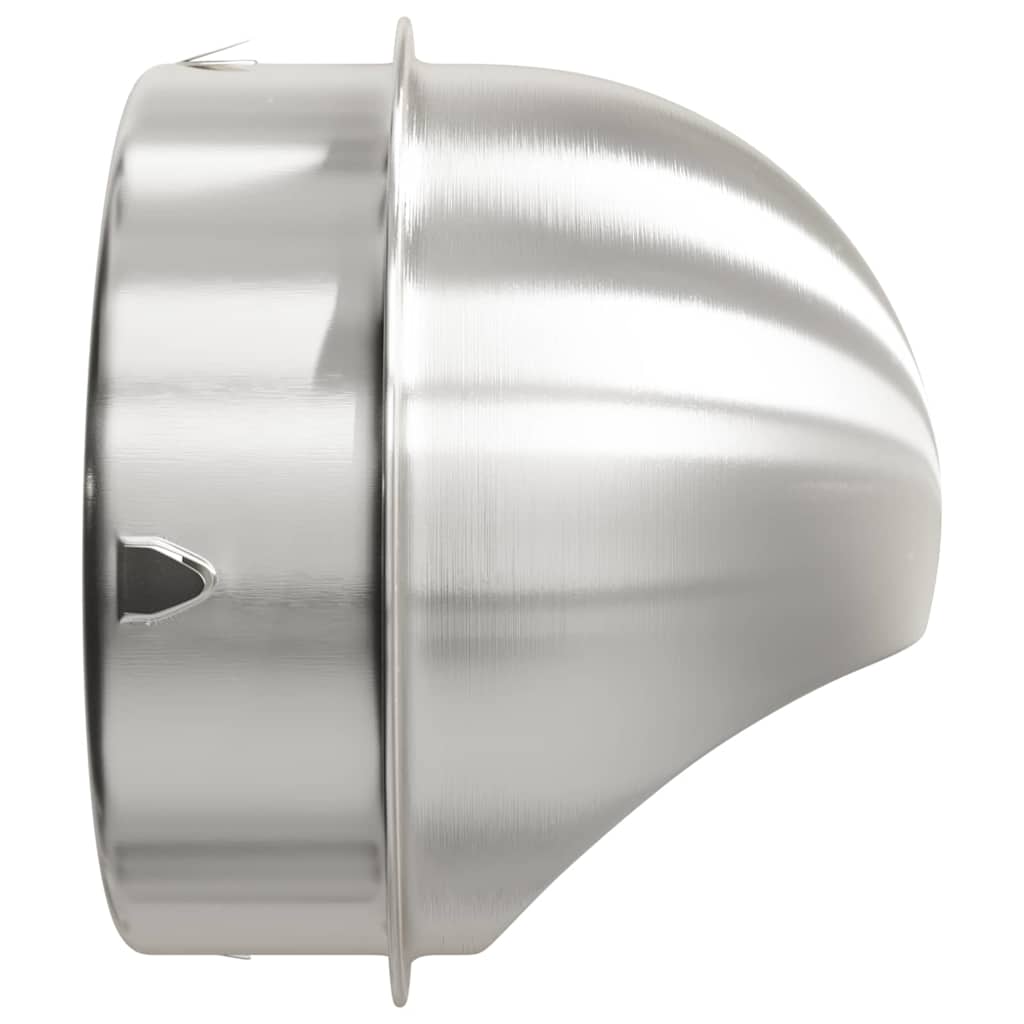 Pokrov ventilacije 8 pcs Srebrno 200 mm Nehrđajući čelik