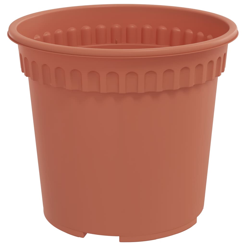 Okrugla saksija za cveće 6 pcs Crvena cigla Ø 15 x 12 cm