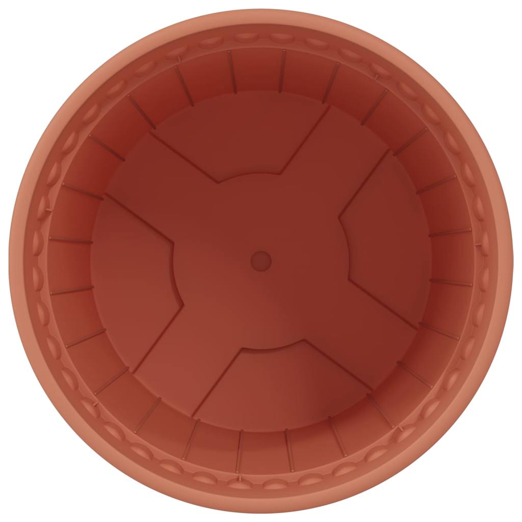Okrugla saksija za cveće 6 pcs Crvena cigla Ø 19 x 16 cm