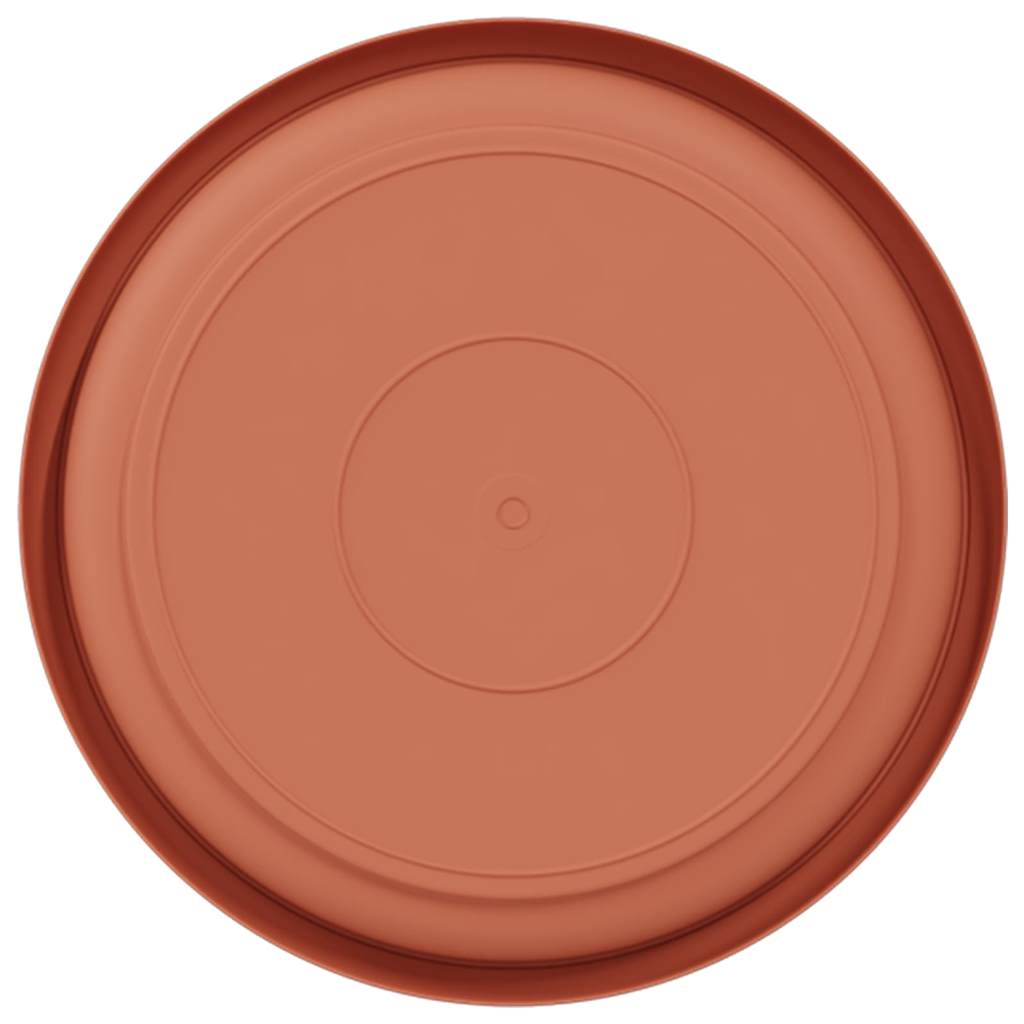 Kružni Pladanj za Cvijeće 6 pcs Crvena cigla Ø 17,5 x 2 cm