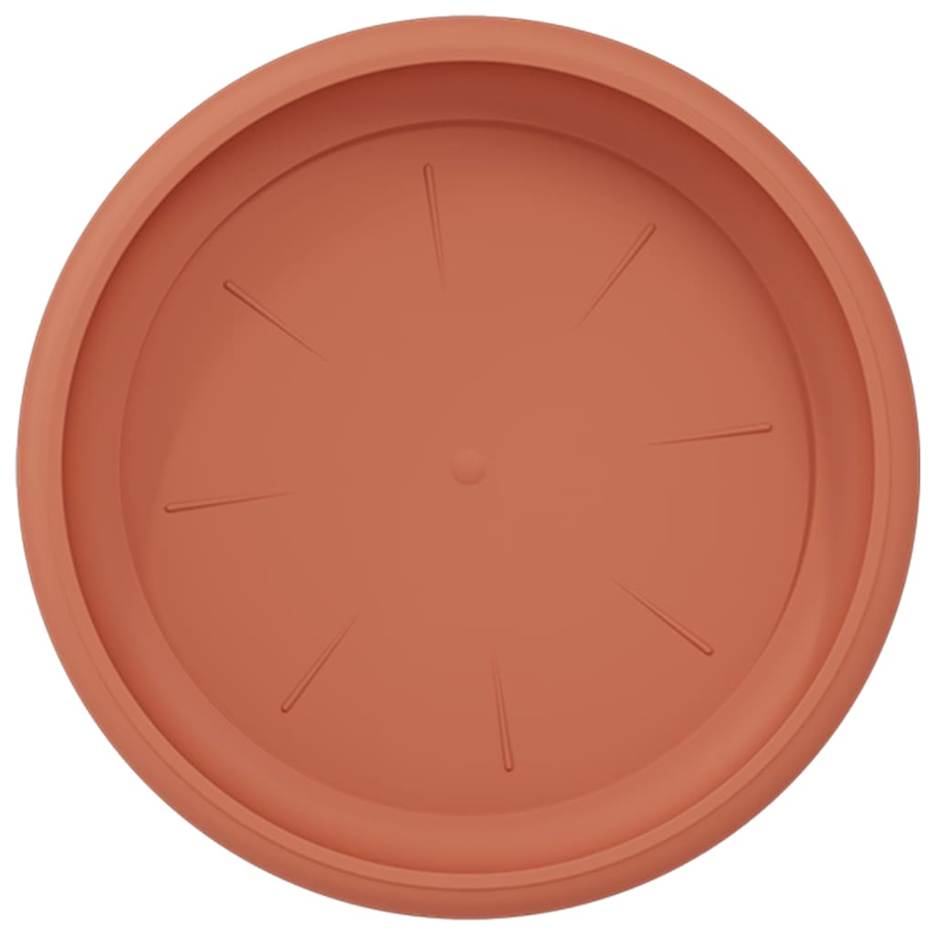 Kružni Pladanj za Cvijeće 6 pcs Crvena cigla Ø 17,5 x 2 cm