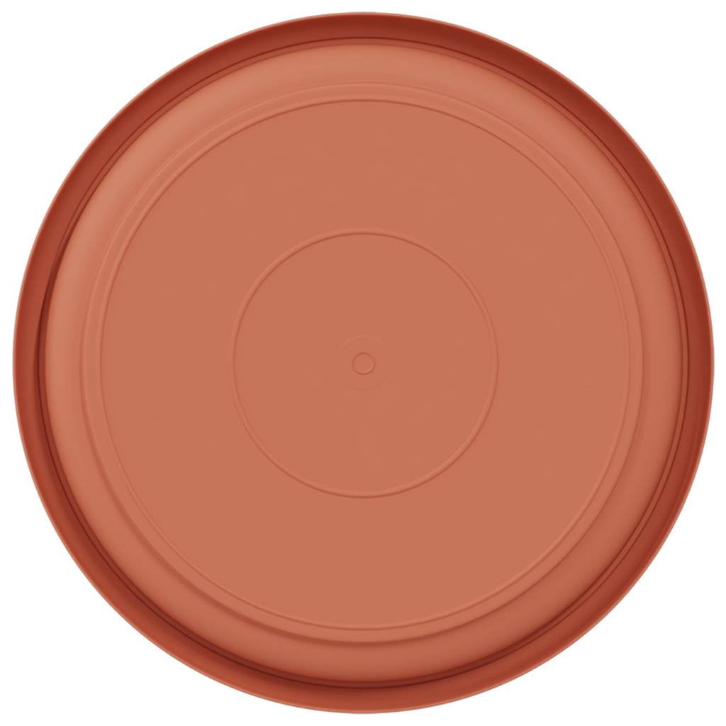 Kružni Pladanj za Cvijeće 6 pcs Crvena cigla Ø 19 x 2 cm