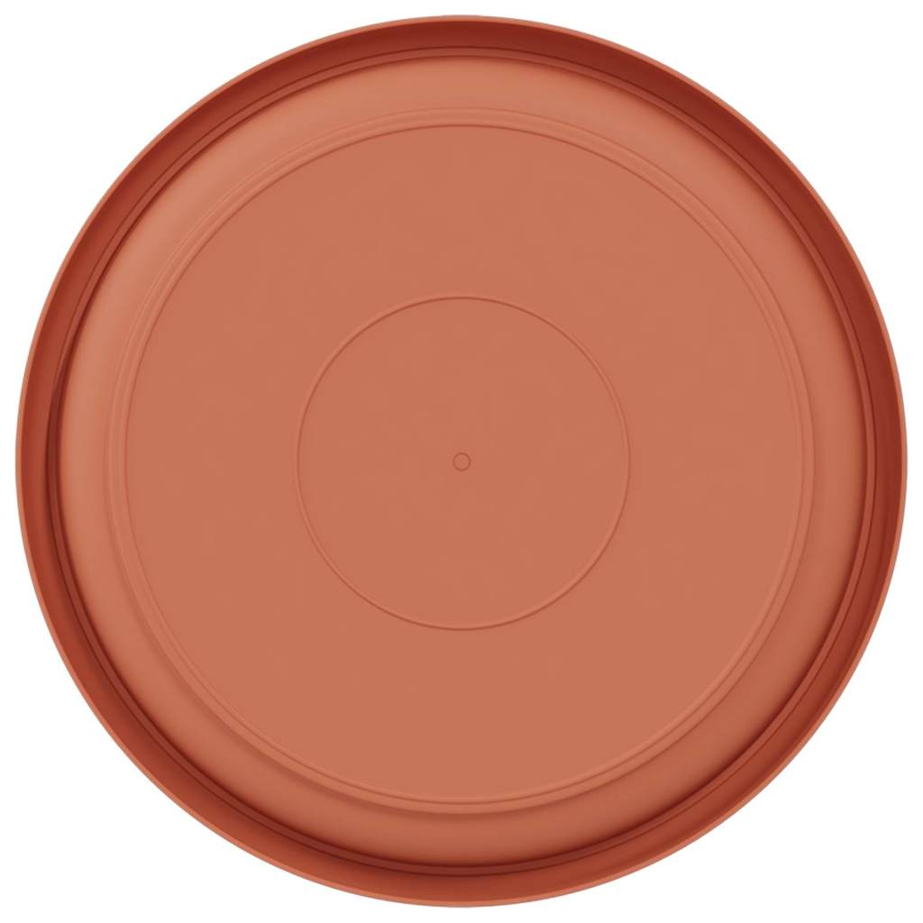 Kružni Pladanj za Cvijeće 6 pcs Crvena cigla Ø 21,5 x 2,5 cm