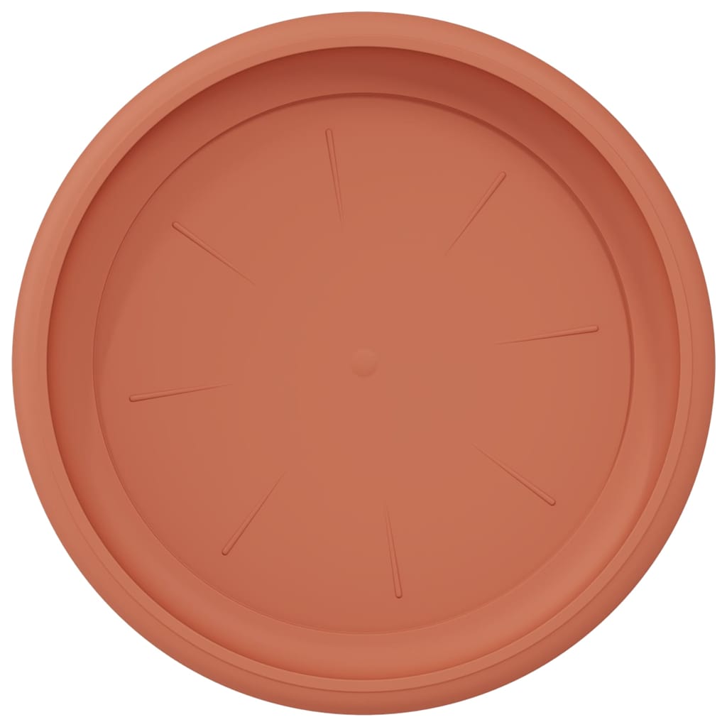 Kružni Pladanj za Cvijeće 6 pcs Crvena cigla Ø 21,5 x 2,5 cm