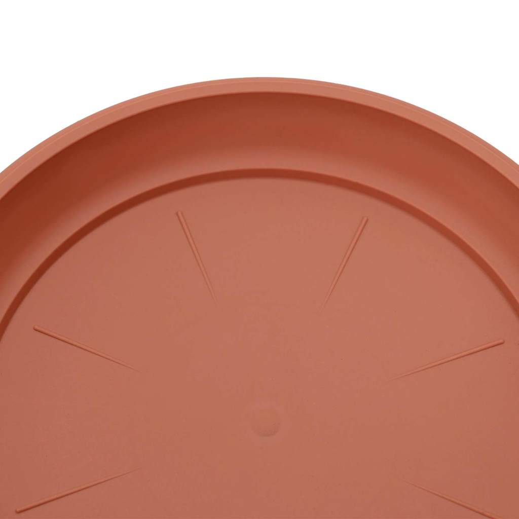 Kružni Pladanj za Cvijeće 24 pcs Crvena cigla Ø 21,5 x 2,5 cm