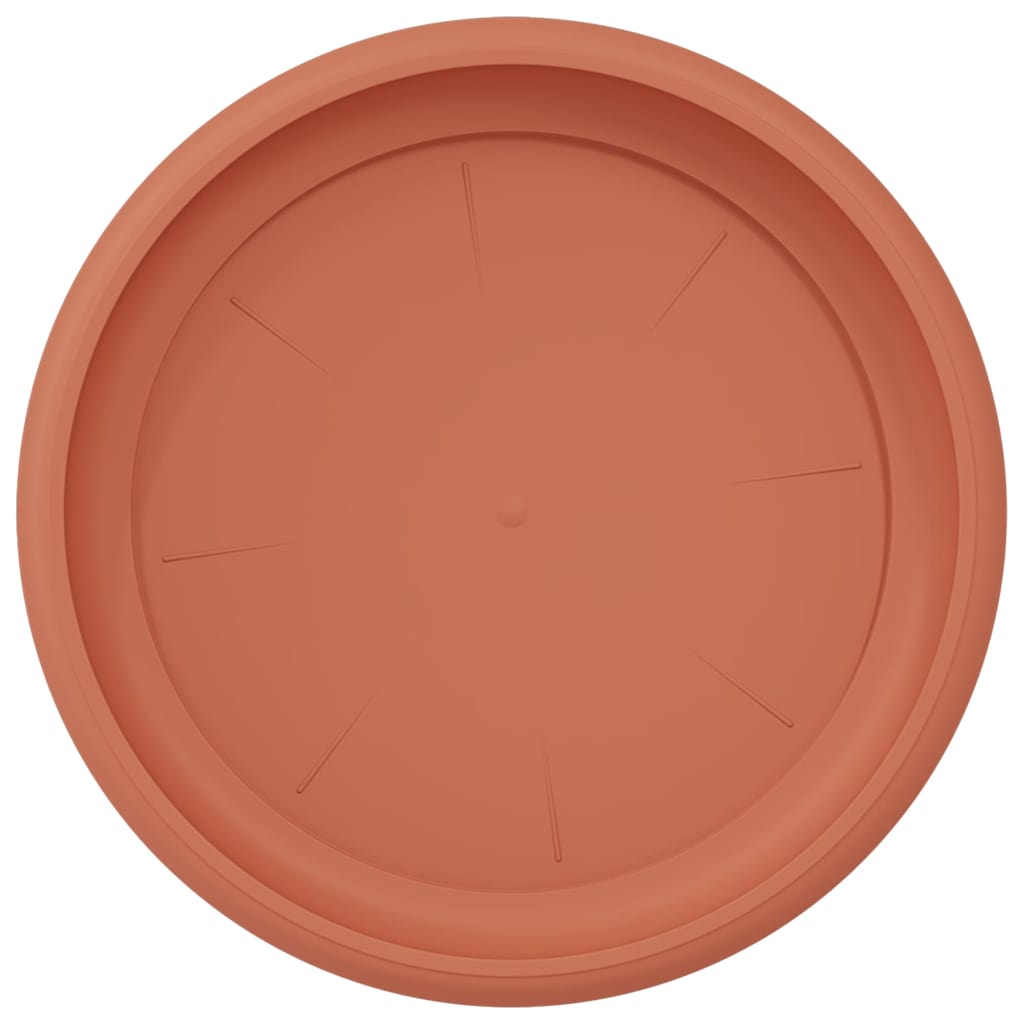 Kružni Pladanj za Cvijeće 24 pcs Crvena cigla Ø 23,5 x 2,5 cm