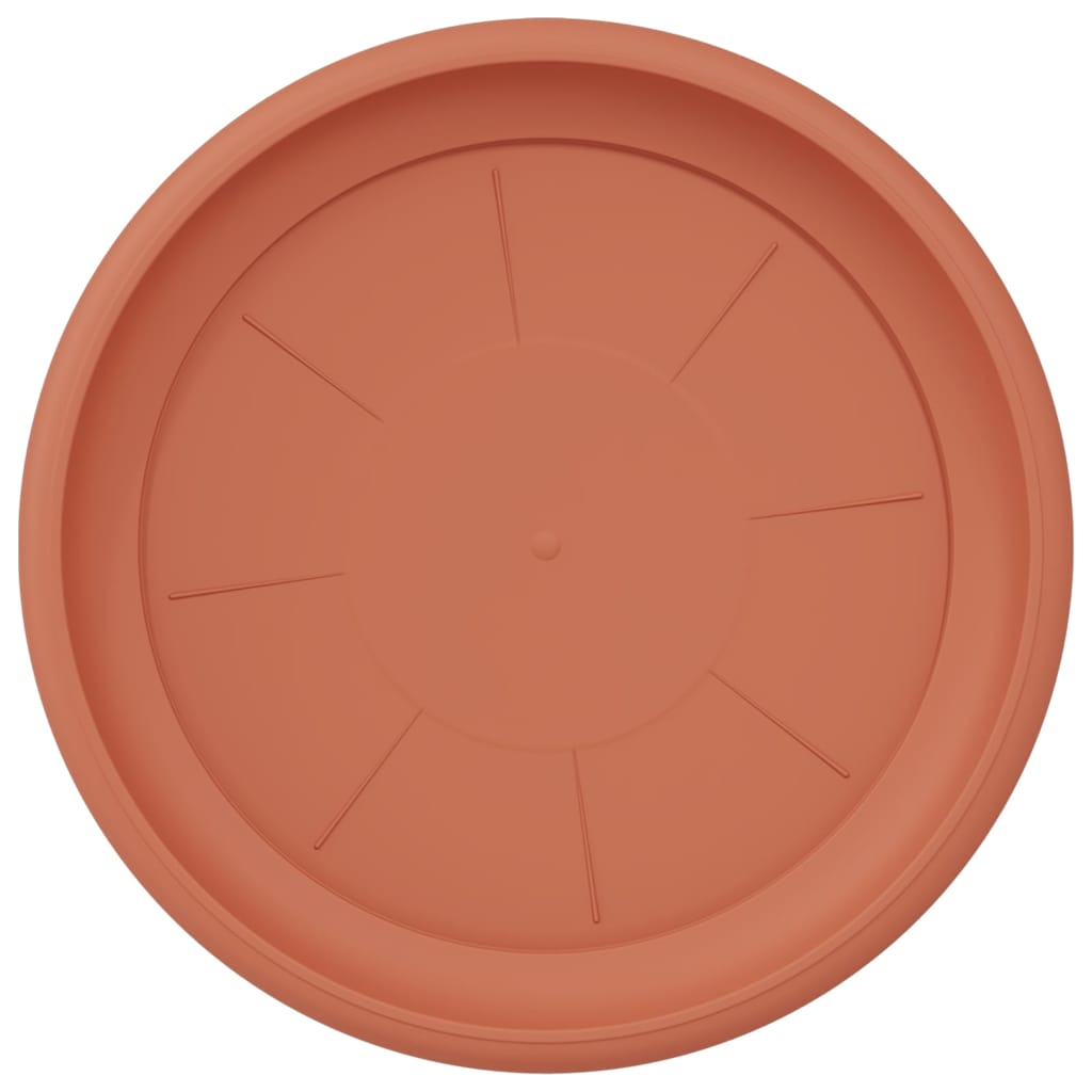 Kružni Pladanj za Cvijeće 24 pcs Crvena cigla Ø 27 x 2,5 cm