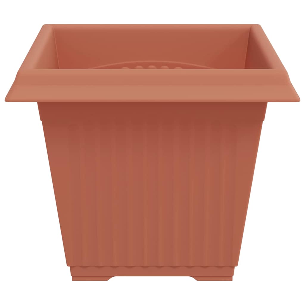 Kvadratna saksija za cvijeće 6 pcs Crvena cigla 38 x 38 x 30 cm
