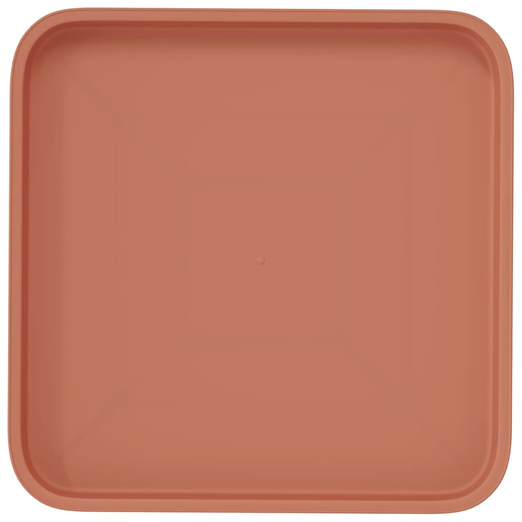 Kvadratna posuda za cvijeće 6 pcs Crvena cigla 32 x 32 x 2,5 cm