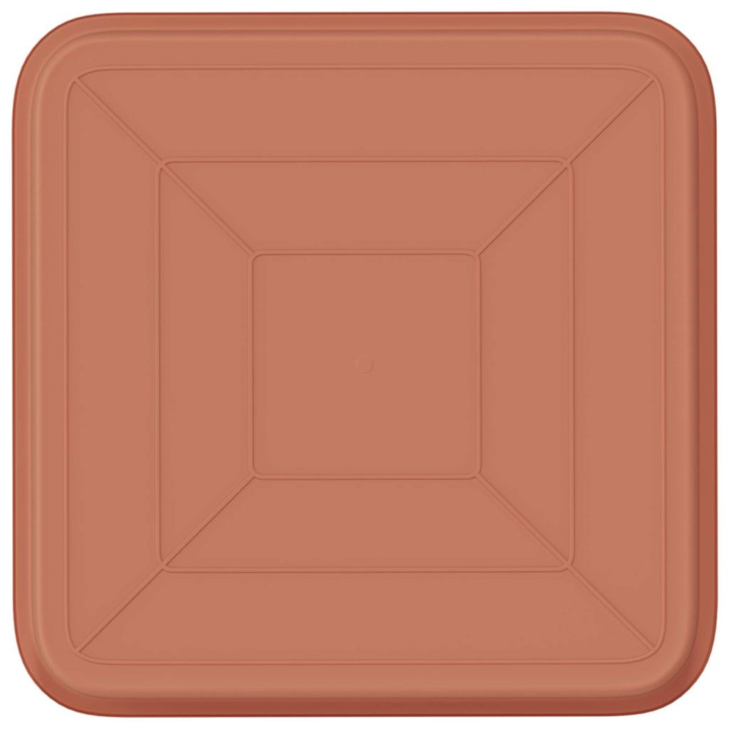 Kvadratna posuda za cvijeće 24 pcs Crvena cigla 15 x 15 x 2 cm