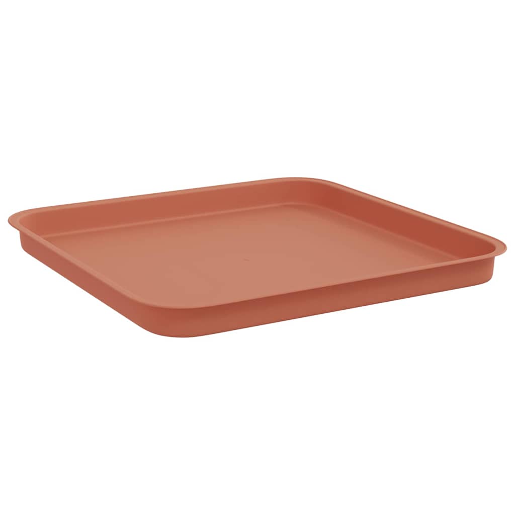 Kvadratna posuda za cvijeće 24 pcs Crvena cigla Plastika