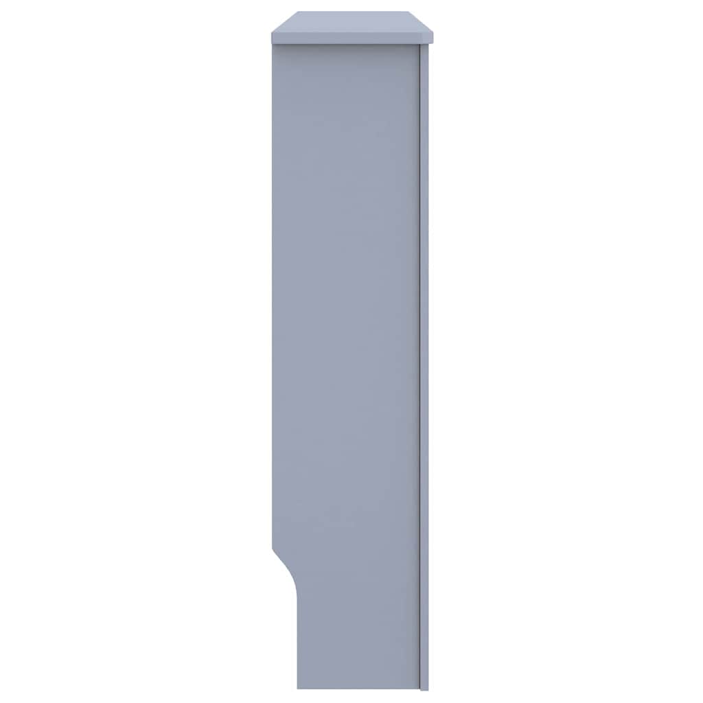 Pokrivač radijatora 2 pcs Siva 112 x 19 x 81,5 cm