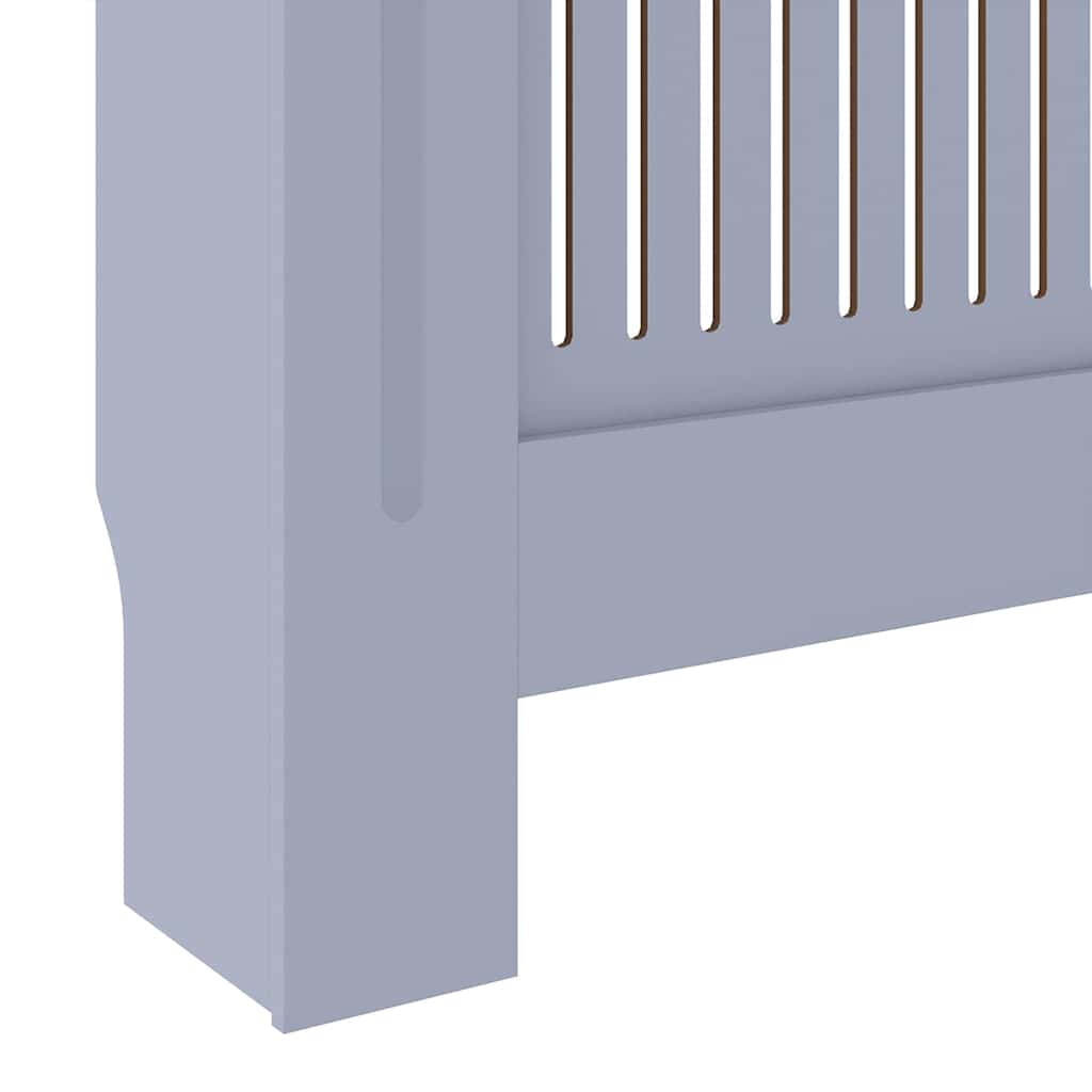 Pokrivač radijatora 2 pcs Siva 205 x 20,5 x 81,5 cm