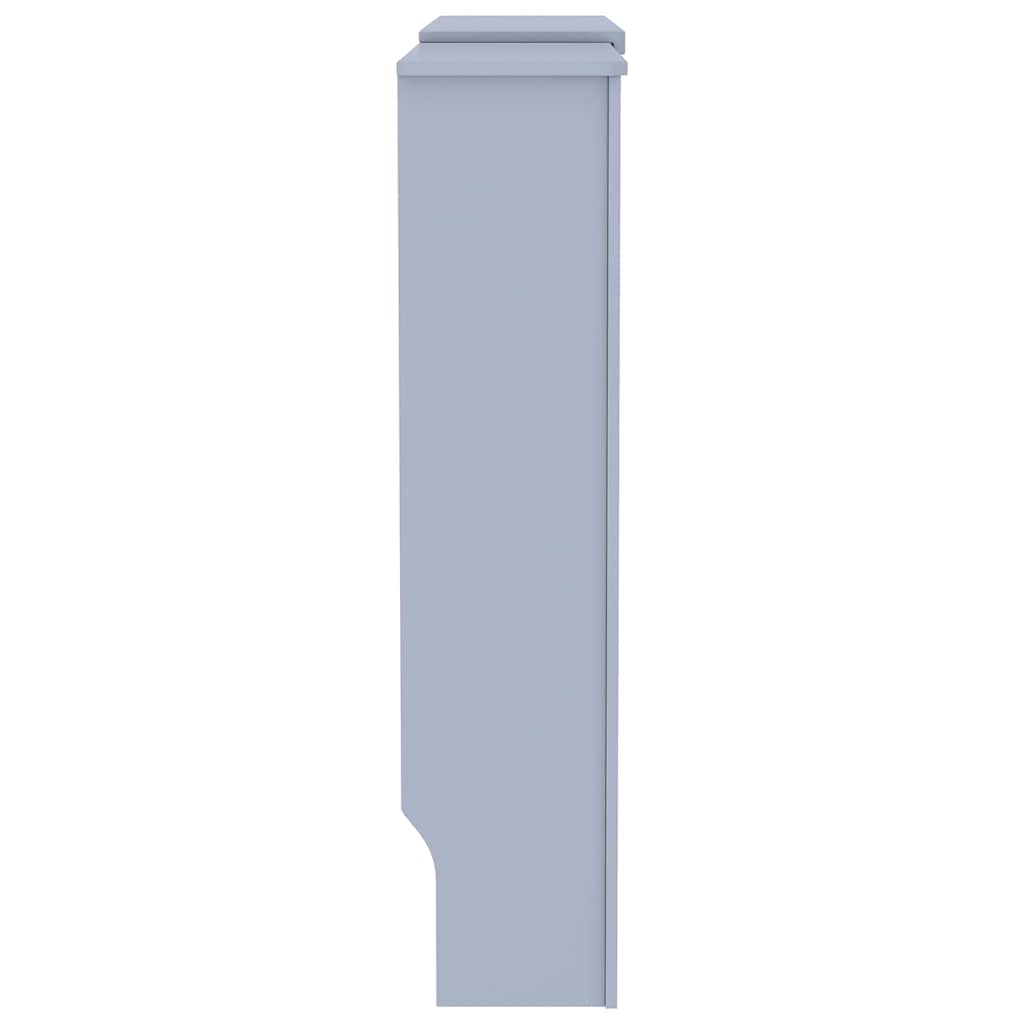 Pokrivač radijatora 2 pcs Siva 205 x 20,5 x 81,5 cm