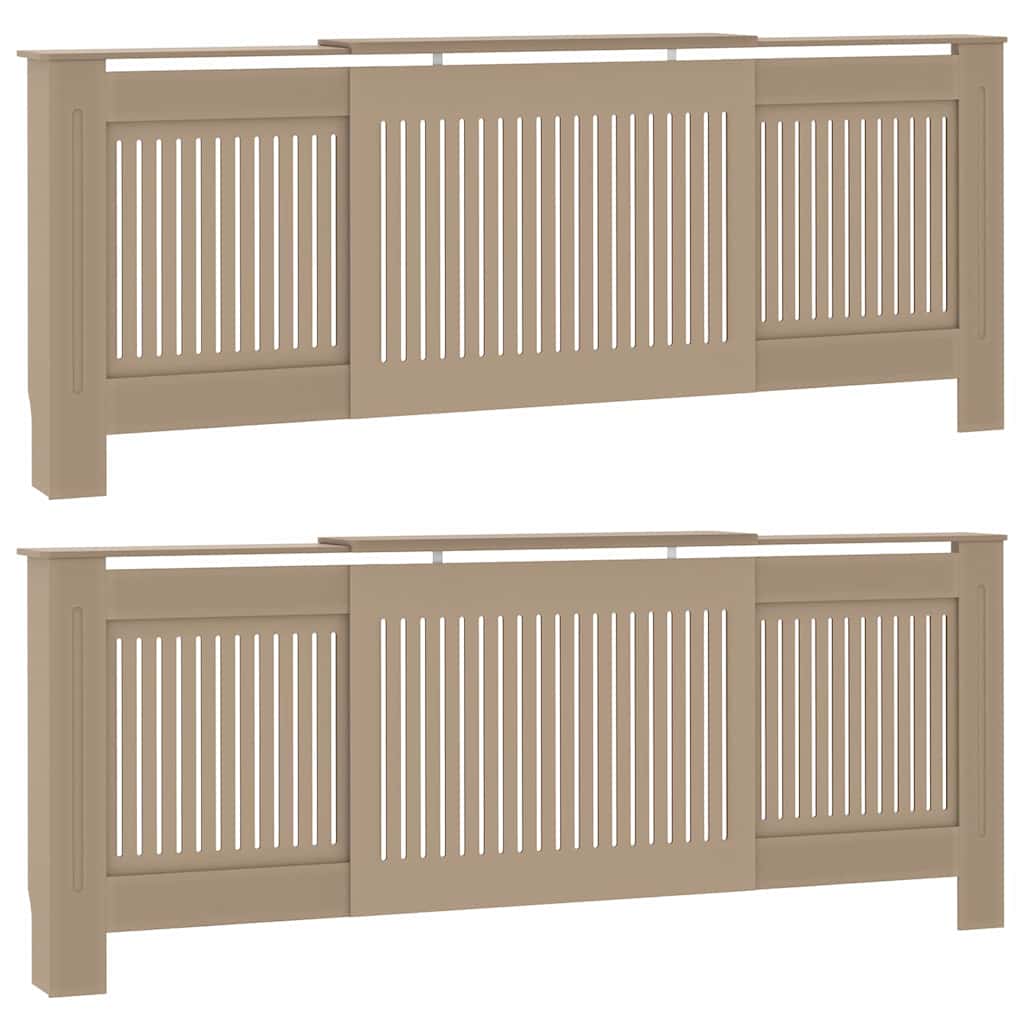 Pokrivač radijatora 2 pcs Hrast sonoma 205 x 20,5 x 81,5 cm